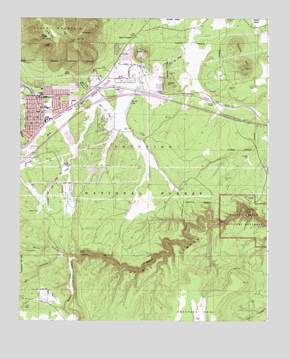 Flagstaff East, AZ USGS Topographic Map