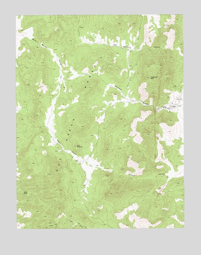 Flagstaff Mountain, NV USGS Topographic Map