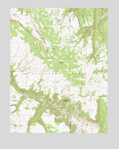 Flagstaff Peak, UT USGS Topographic Map