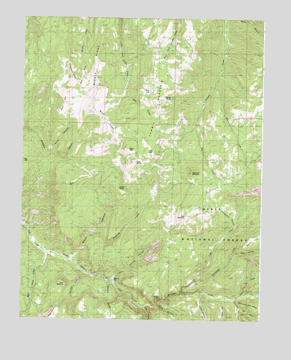 Flanigan Arch, UT USGS Topographic Map