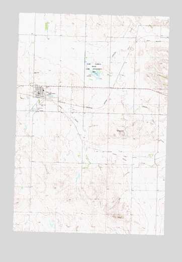 Flasher, ND USGS Topographic Map