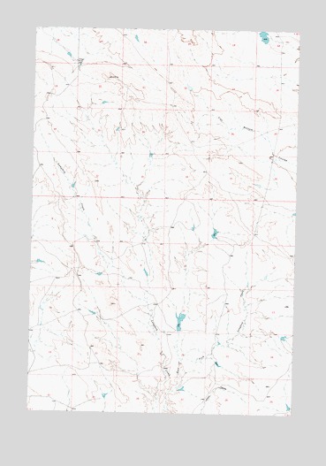Flat Bottom Coulee SW, MT USGS Topographic Map