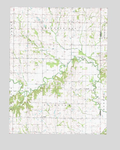 Flat Creek, MO USGS Topographic Map