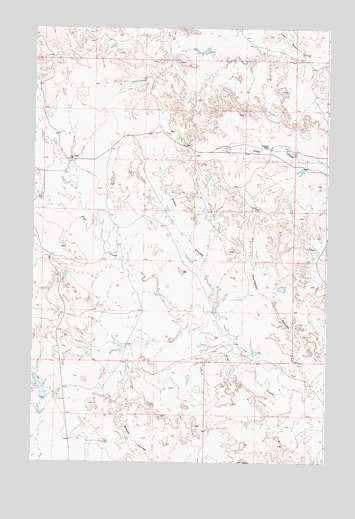 Flat Creek School, MT USGS Topographic Map