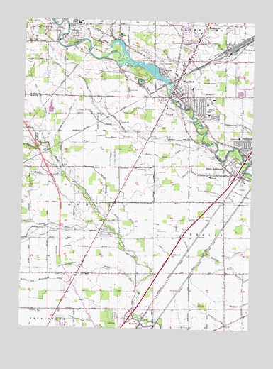 Flat Rock, MI USGS Topographic Map