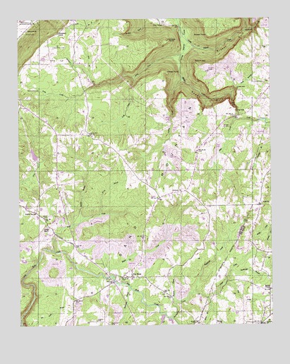 Flat Rock, AL USGS Topographic Map