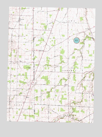 Flat Rock, OH USGS Topographic Map