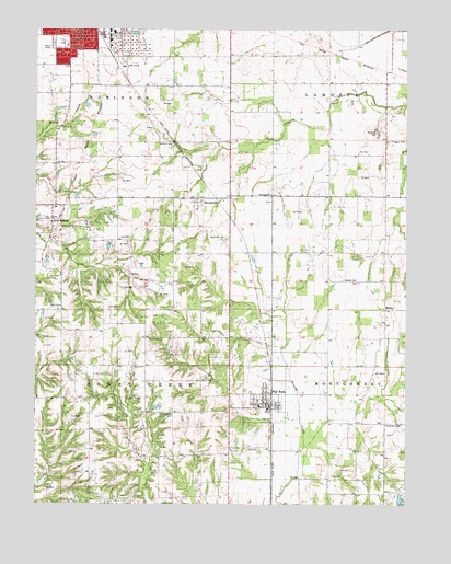 Flat Rock, IL USGS Topographic Map