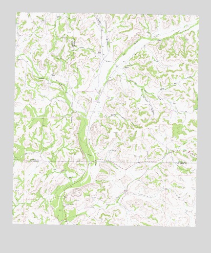 Flat Rock Draw SW, TX USGS Topographic Map