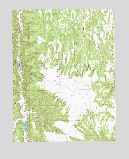 Flat Rock Mesa, UT USGS Topographic Map