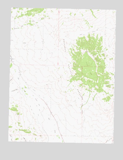 Flat Top, CO USGS Topographic Map