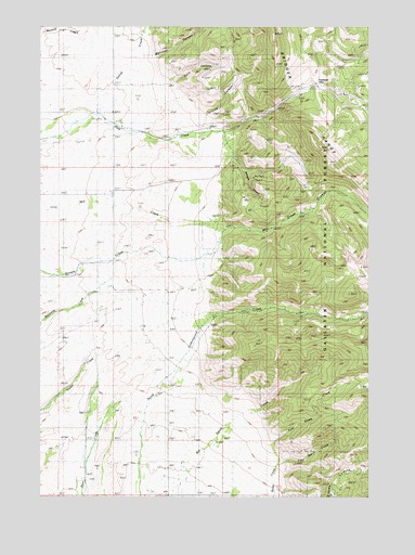 Flathead Pass, MT USGS Topographic Map