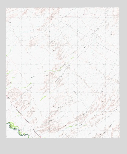 Arroyo Melado, TX USGS Topographic Map