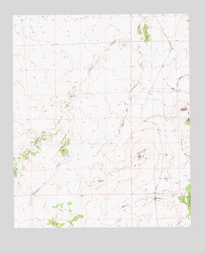 Flattop Hill, AZ USGS Topographic Map