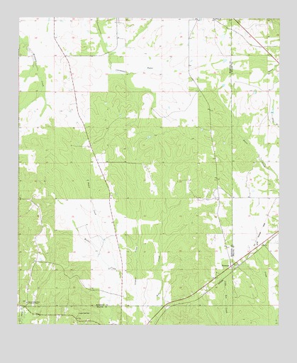 Flatwood, AL USGS Topographic Map