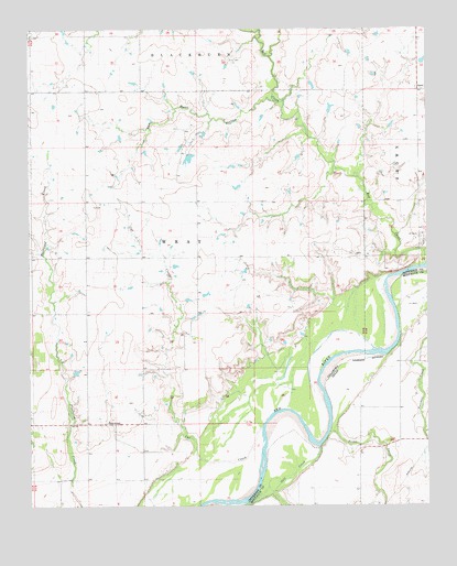 Fleetwood, OK USGS Topographic Map