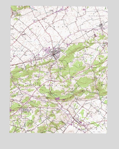 Fleetwood, PA USGS Topographic Map