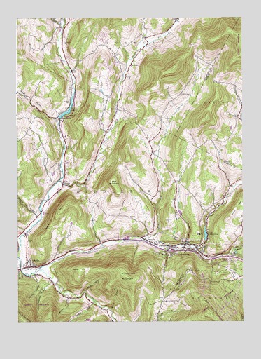 Fleischmanns, NY USGS Topographic Map