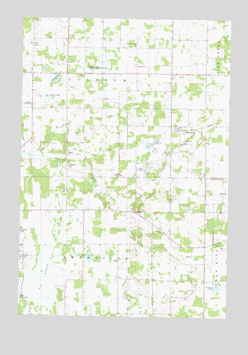 Flensburg, MN USGS Topographic Map