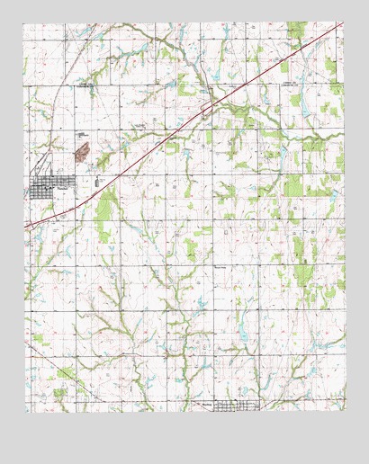 Fletcher, OK USGS Topographic Map
