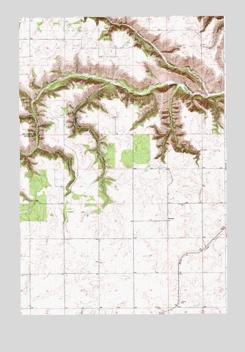 Fletcher, ID USGS Topographic Map