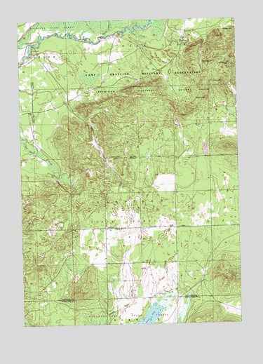 Fletcher, MI USGS Topographic Map