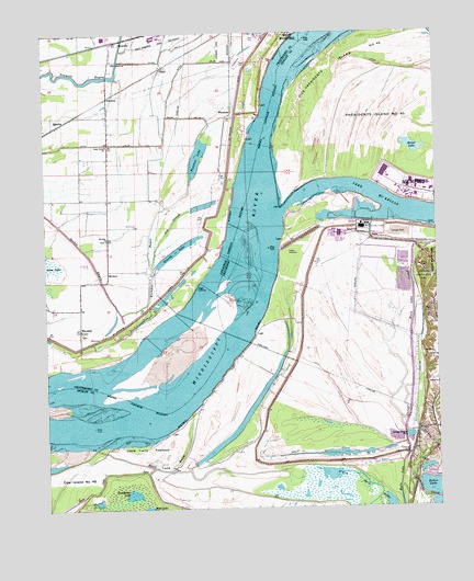 Fletcher Lake, AR USGS Topographic Map