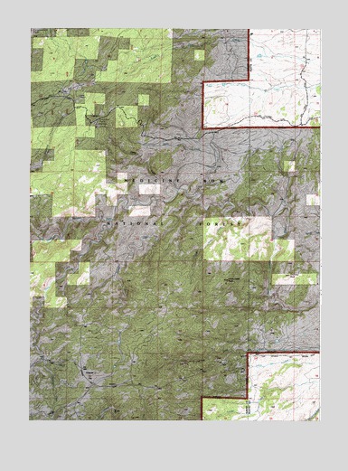 Fletcher Park, WY USGS Topographic Map