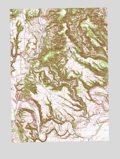 Flint Hill, SD USGS Topographic Map