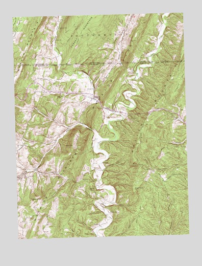 Flintstone, MD USGS Topographic Map