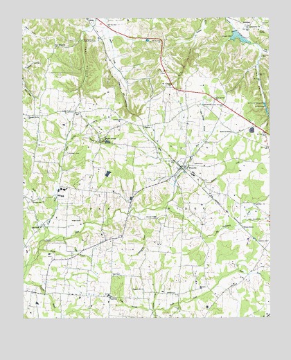 Flintville, TN USGS Topographic Map