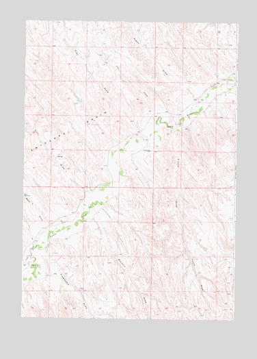Floate Draw, WY USGS Topographic Map
