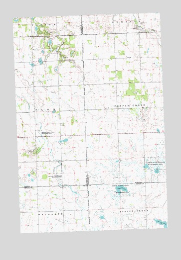 Flom NE, MN USGS Topographic Map
