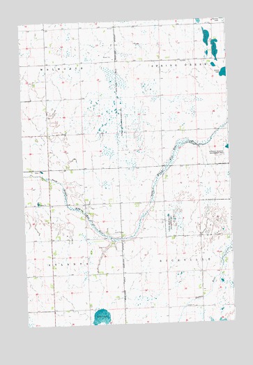 Flom SE, MN USGS Topographic Map