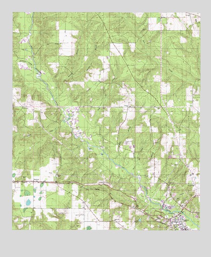 Flomaton, AL USGS Topographic Map