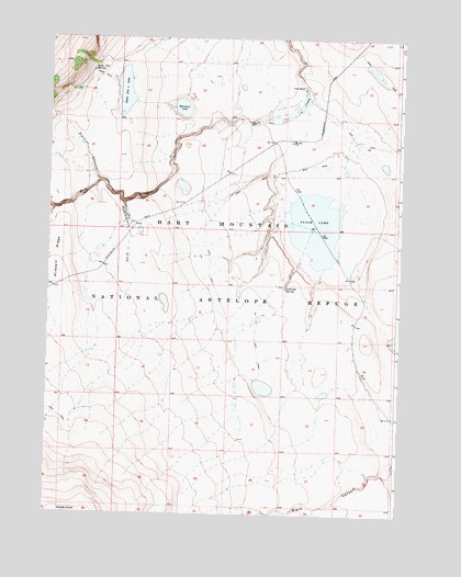 Flook Lake, OR USGS Topographic Map