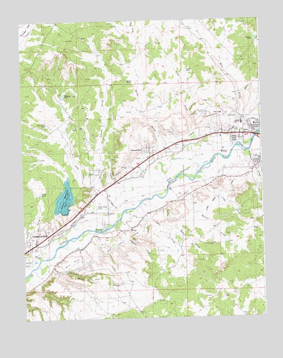 Flora Vista, NM USGS Topographic Map