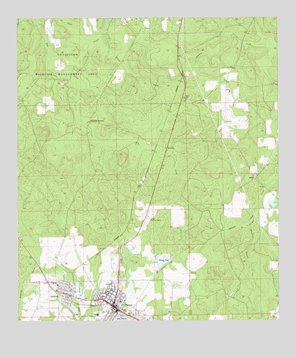 Florala, AL USGS Topographic Map