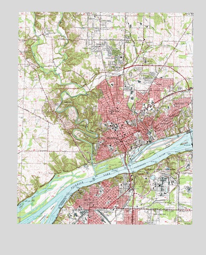 Florence, AL USGS Topographic Map