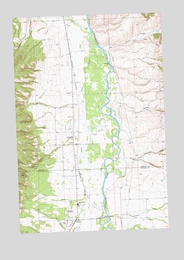 Florence, MT USGS Topographic Map