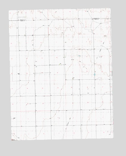 Arsenic Lake SW, CO USGS Topographic Map