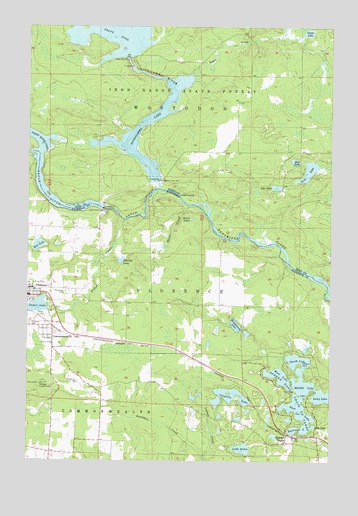 Florence East, WI USGS Topographic Map