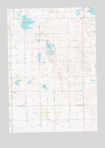 Florence NE, SD USGS Topographic Map