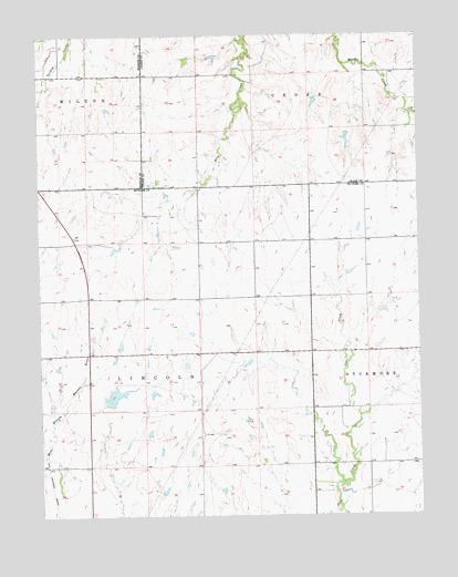 Florence SE, KS USGS Topographic Map