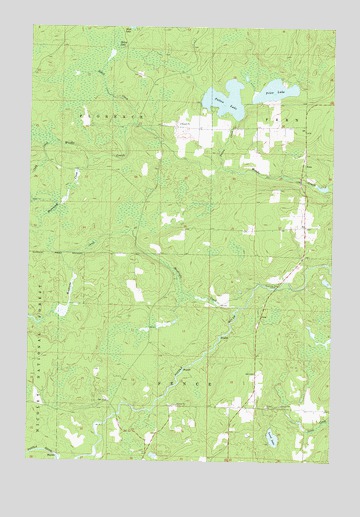 Florence SW, WI USGS Topographic Map