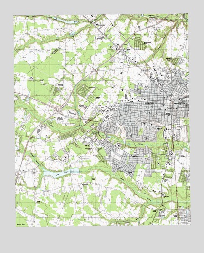 Florence West, SC USGS Topographic Map