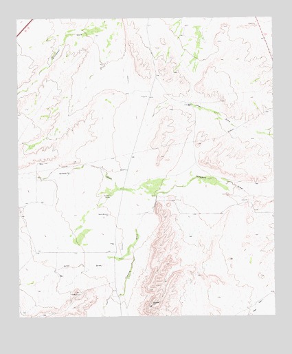 Florenzo Hill, TX USGS Topographic Map