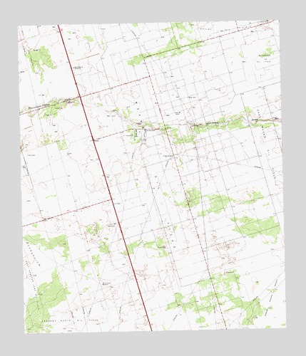 Florey, TX USGS Topographic Map