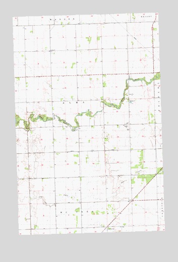 Florian SW, MN USGS Topographic Map