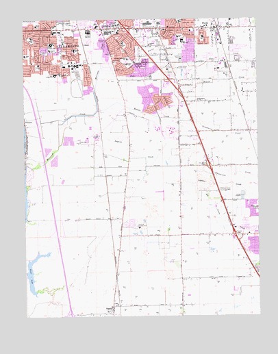 Florin, CA USGS Topographic Map